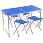 Aluminium Picnic Folding Table With 4 Seats