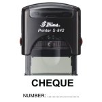 Shiny S-842 Stock Stamp 38X14MM Cheque