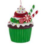 Claydough Light Green Cupcake 12.7CM