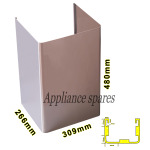 Extractor Bottom Flute H:480MM X D:266MM X W:309MM