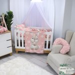 Fleece Blanket Bunny Daisy And Butterfly Pink