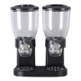Double Dry Food Dispenser Countertop Cereal Dispenser