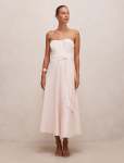 Daniella Strapless Midi Dress - 18 Pink
