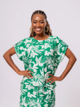 Tropicana Print Woven Top - M Assorted