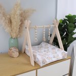 Changing Mat Cover Painting Art Woodlands Girl Rose Garden Set Full Rose Print