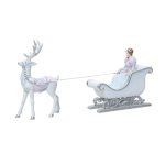 Ice Queen On Slay With Reindeer 33X6.7X17.4CM