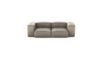 Two Module Sofa - Leather - Beige - 230CM X 115CM