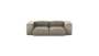 Two Module Sofa - Leather - Beige - 230CM X 115CM