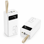 Zs - 50 000MAH Fast Charging Power Bank - White