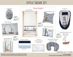 Cot Duvet Bedding Little Sailor Set