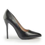Black Snake Patent Court Heels