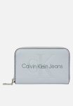 Calvin Klein Sculpted Zip Around Purse - Quarry