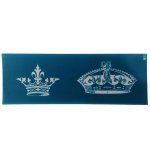 Silkscreen Stencil Two Crowns 17 X 5.5CM
