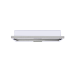 Semi Integrated Telescopic Slide Out Extractor – White & Stainless – 90CM