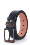 Unisex Classic Pu Leather Prong Belt