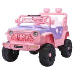 Kids Electric Pink Jeep Style Ride On