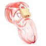 Cb-x - CB-3000 Chastity Cock Cage Red 37 Mm