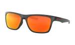 Oakley Holston Prizm Ruby Polarized Sunglasses For Men In Polished Black - Polished Blak