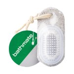 Bathmate Pumice Stone + Nail Brush 9.5 x 4.5X4cm