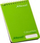 Rexel Feint Ruled 60GSM Pocket Notebook - Lime