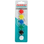 Parrot Magnets 20MM Circular 6 Pack