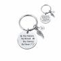 Not Sisters By Blood But Sister By Heart Key Chain