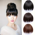 Clip In Bangs Hair Extensions Synthetic Fringe Bangs With Temples For Women Fake Bangs Hairpieces For Daily Wear Hair Accessorie