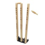 Bratla Cbb Cricket Spring Return Stumps Wickets Metal Base Multi Surface Placement