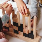 Wooden Four In A Row Game