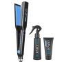 Flat Straightening Iron With Transform Spay & Boost Cream