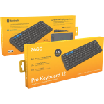 ZAGG Pro Keyboard 12 Inch-charcoal-uk