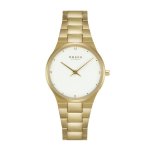 Serviet Lille - Stainless Steel Gold Pvd White Dial Watch V305LXGWSG