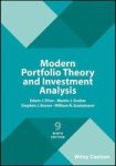 Modern Portfolio Theory And Investment Analysis Paperback 9TH Revised Edition