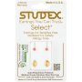 Studex Regular October Rose Bezel Earrings Gold Plated