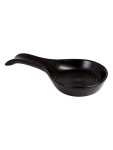 Matte Black Ceramic Spoon Rest - None Assorted