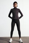 Zip-through Sports Jacket In Softmove - Dark Grey
