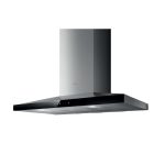 Finish Elica 90CM Wall Mounted Cooker Hood-ss+blk Glasslass And Stainless Steel