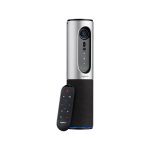 Logitech - Connect Portable Conference Camera With Bluetooth Silver