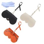 Soft Leather Sunglasses Bag Portable Leather Glasses Case Holder Sunglasses Pouch With Wrist Strap Sunglasses Organizer Bag With