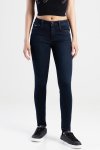 Sissy Boy Womens Arlo Mid-waist Skinny Jeans In Blue Black - Blue Black 16