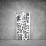Laser Cut Screen - Design 050 - 1040 X 535 X 20 Rusted Steel Indoor