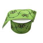 Grinch Ribbon 9.1M 6.3CM - Grinch Eyes With Smile