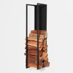 Emerging Creatives Miller Wall Mounted FireWood Holder