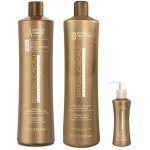 Brasil Cacau Sulphate Free Shampoo Conditioner 1L & Primer Set
