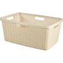 Curver Jute Laundry Basket Off White