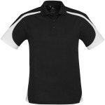 Mens Talon Golf Shirt – Black