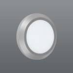 Spazio Ozo Round LED Foot Light With Eyelid - Cool White - Grey
