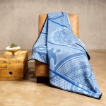 Kharetsa - Aloe Cobalt light Powder royal - 155 X 165 Cm