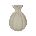 Beige Pumpkin Vase