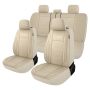 Caromop Premium Pu Leather Car Seat Covers Full Set Waterproof Split Bench Covers For Cars Universal Car Interior Covers Seat Protectors For Sedans S